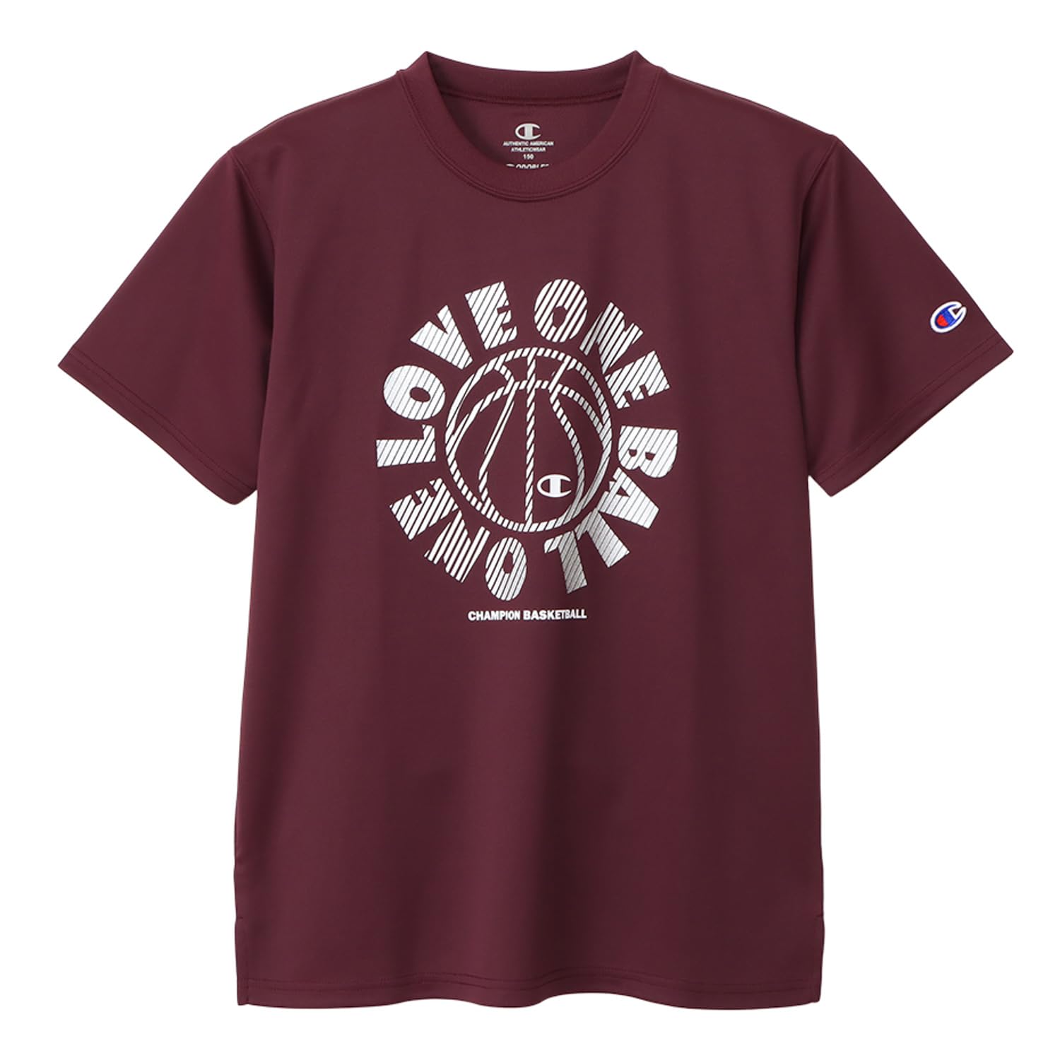 

Champion Short Sleeve Round Odor Quick Graphic Logo Basketball Kids T-Shirt, Neck, Antibacterial, Resistant, Drying, Print, T-Shirt