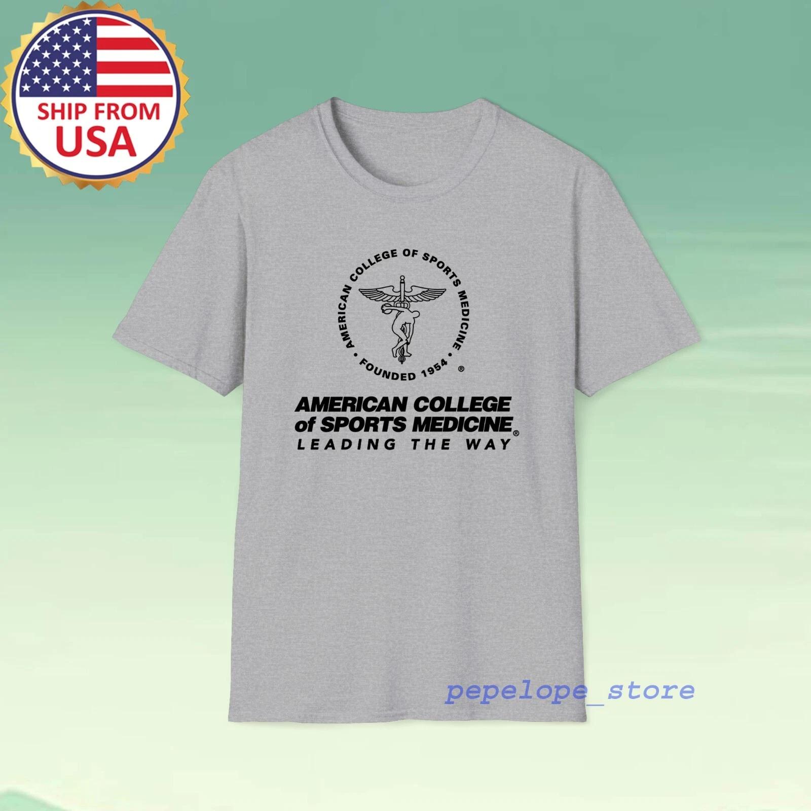 

ACSM American College of Sports Medicine Men s Grey Size S-5XL 2XL