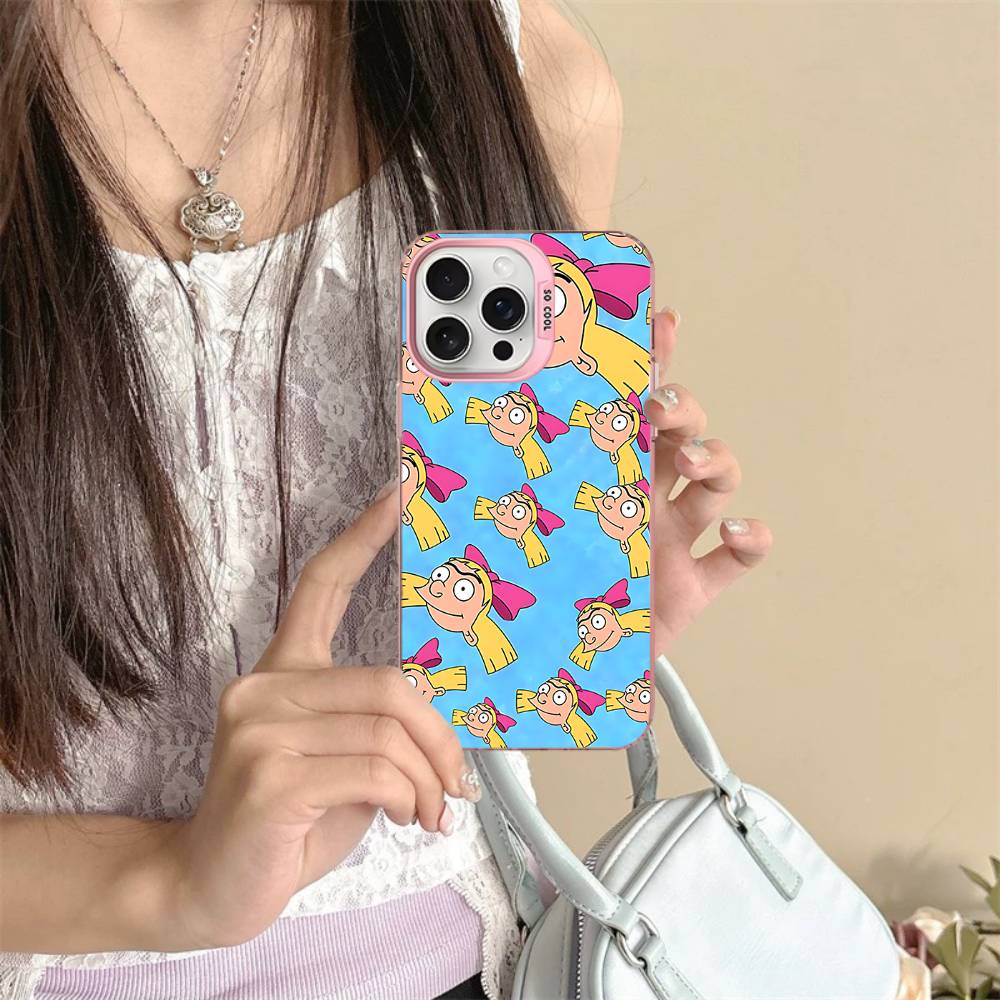 Hey A_Arnolds Cartoon Phone Cases For IPhone 17 16e 15 14 13 12 11 Plus Pro Max ProMax Colorful Covers