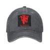 Devils Of Unisexchester Unisexchester Is Rode Denim Pet Casual Petten Verstelbare Pet Zomer Unisex Petten