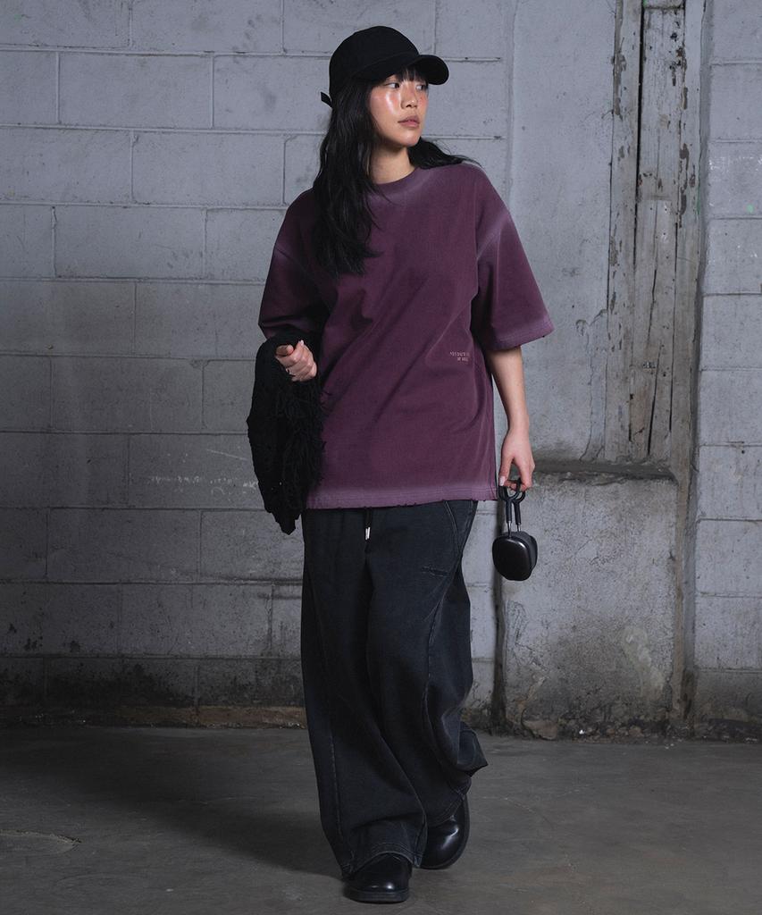 Aejyuttingkeumamaindeu Line Point Vintage Pants_Black