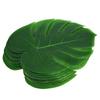 12PCS Green Monstera Leaf Table Place Mats Heat Insulation Placemat Table Flag  Table Decor