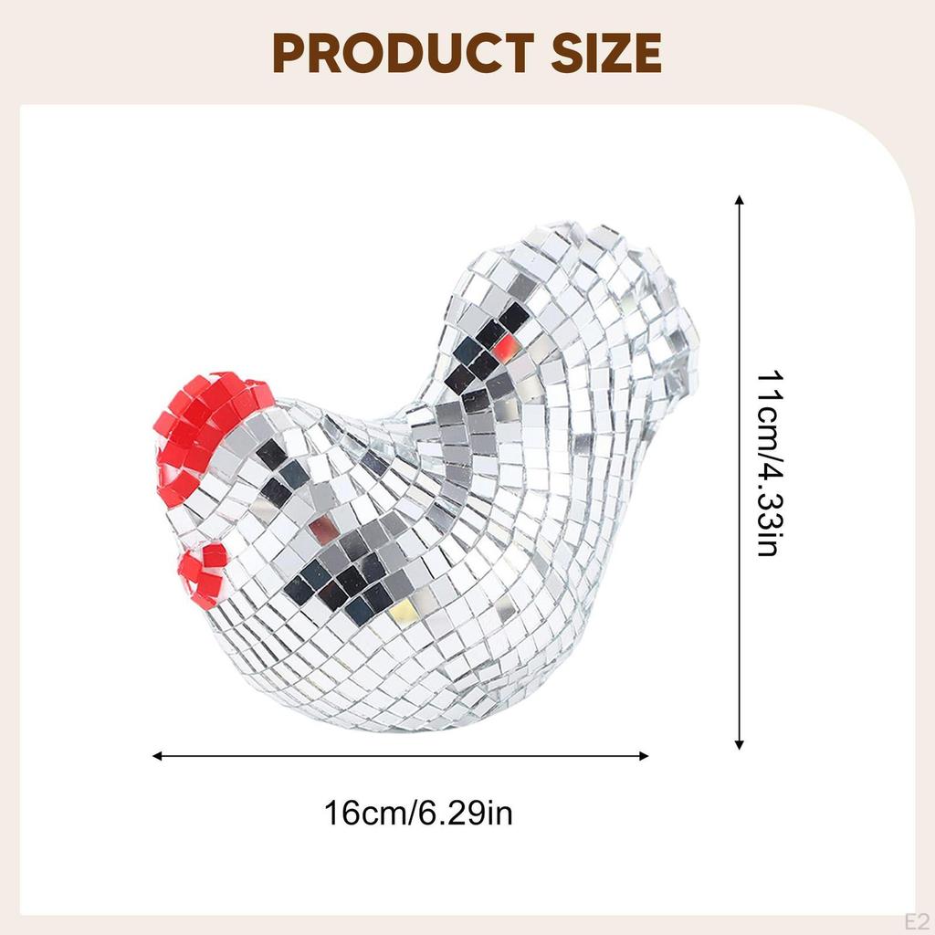 Figurine Decorative Sphere Reflective Glass Mirror Modern Art Shock Resistant Suitable for