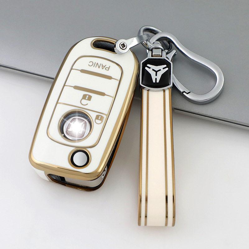 Italian Fiat TPU Soft Rubber Key Bag - Cross-Border Hot Item Car Protective Cover