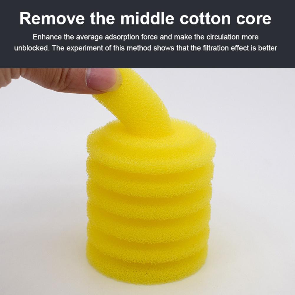 Fish Tank Filter Cotton Core Fish Tank Through Minjiang Golden Diamond Filter Element Sponge Replacement