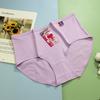 Women's High Rise Briefs Solid Color 95% Cotton Plus Size Breathable Soft Knit Ladies Underwear Panties