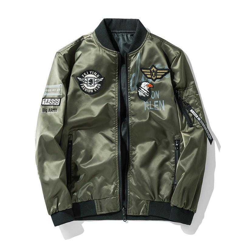 2019 Men's Reversible US Air Force Pilot Baseball Jacket