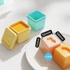 Dishwasher Safe Baby Food Storage Container 6 Grids Silicone Snacks Organizers Freezer To Microwave Snacks Box With Lid