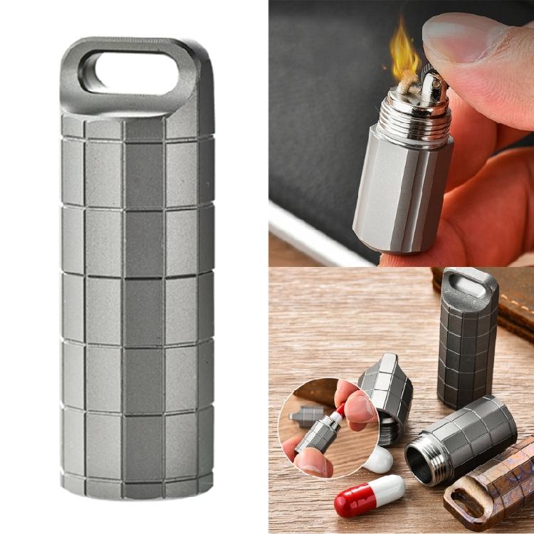 Mini Medicine Storage Pills Box Outdoor Multifunctional Medicine Tank Pills Can