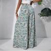 European American Holiday Style Wide Leg Printed Casual Pants - Spring, Summer, Autumn 