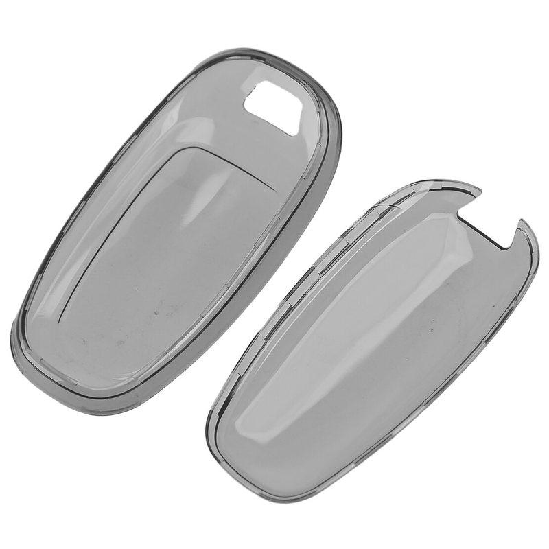 Smart Key Fob Cover Case Protector TPU Fit For Hyundai Tucson Santa Fe Sonata Palisade Santa Cruz IONIQ 5 Nexo Transparent Black