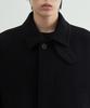 Musinsa Standard Cappotto Balmacaan Lungo Oversize in Misto Lana [Nero]