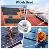 Solar Panel Brackets Kit 120mm Sturdy Lightweight Easy Installation Metal Professional End Clamp