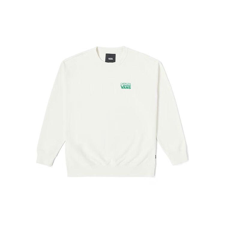 Vans Sweatshirts Unisex Ecru Crew Neck Moderate Regular VN000KQCFS8