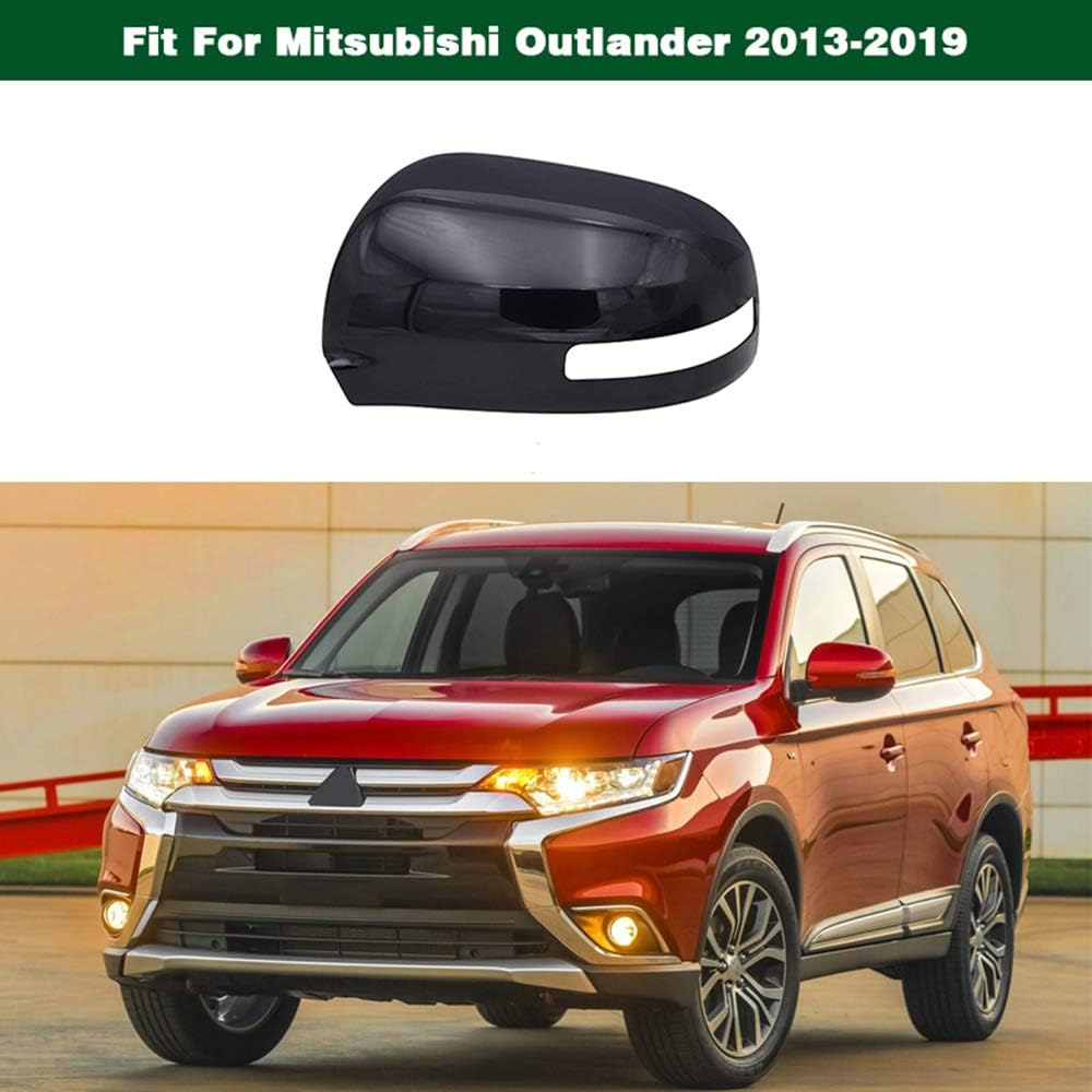 1Pcs 7632B413 Side View Mirror Cover Cap Left Driver Side Generic fit for Mitsubishi Outlander 2013-2019