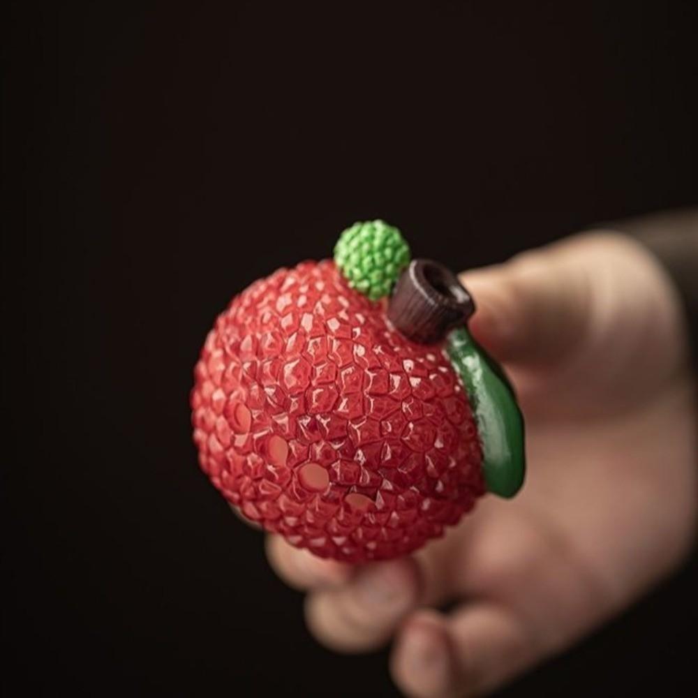 Sweet Resin Litchi Incense Burner Home Ornaments Exquisite Fruit Aromatherapy Stove Creative Mini Incense Burner Indoor