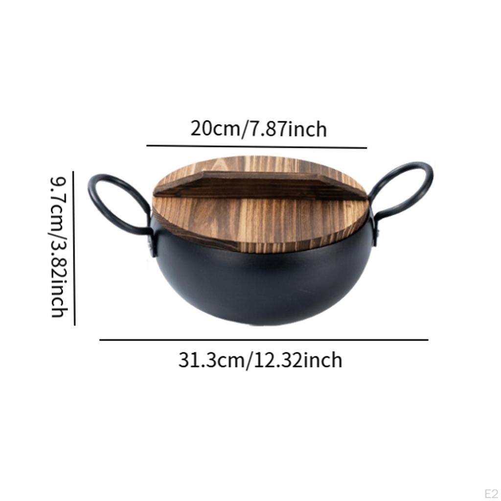 Heavy Duty Stock Pot with Lid for Noodles And Soup Cooking