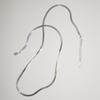 YEONSEUNG Flat Snake Chain Necklace