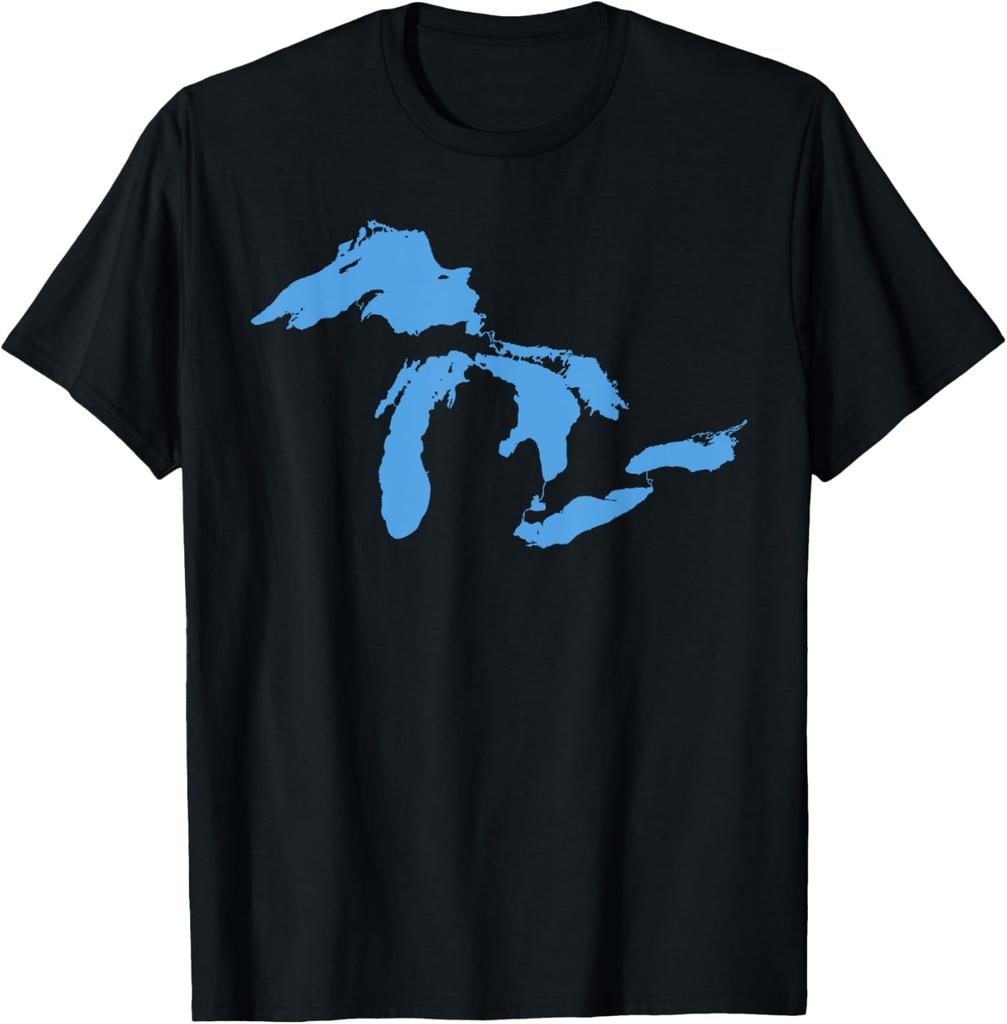 Great Lakes Michigan T-Shirt T-Shirt