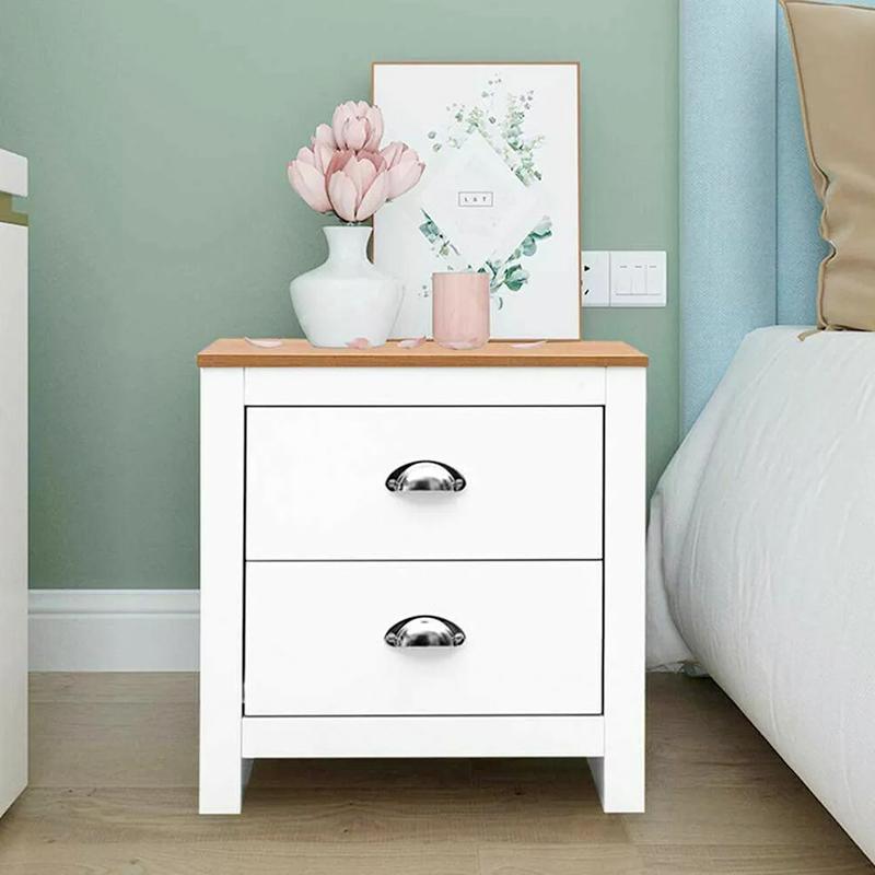 1/6pcs Cup Drawer Half Moon Furniture Hardware Retro Shell Pull Kitchen Drawer Wardrobe Door Antique Brass Iron Handles