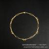 Hot-selling spring and summer new products, bow necklace, bracelet, stud earrings, women's fashion suit.