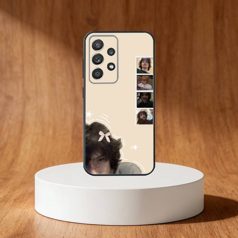 Actor Finn Wolfhard Phone Case For Samsung S25,S24,S21,S22,S23,S30,Ultra,S20,Plus,Fe,Note,10,9,5G Black Cover