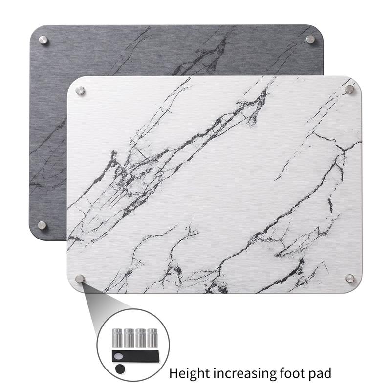 Hard Diatomite Absorbent Drying Mat Kitchen Counter Dish Drain Pad Quick Dry Tray For Bowl Plate Mug Storage Organizer Shelf Pad