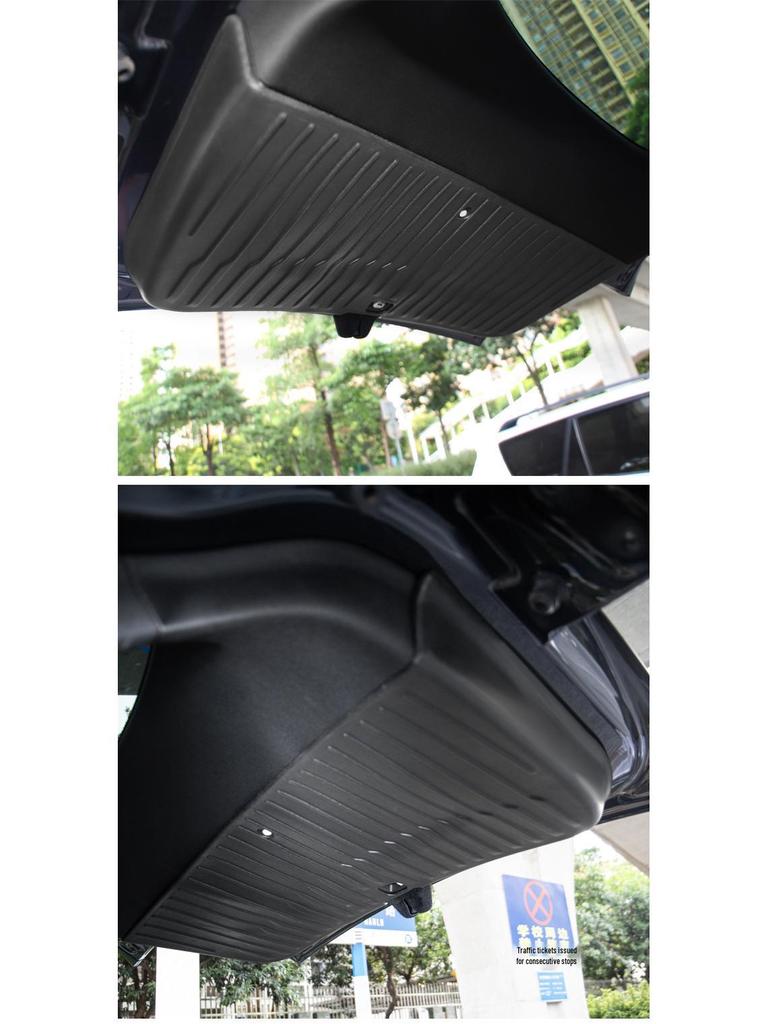 Full-Coverage Tailgate Protection Panel for Tesla Model Y, a Complete Trunk Door Modification Accessory.