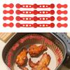 1 Conjunto Fivela Magnética de Silicone para Air Fryer Para Segurar Papel Manteiga de Air Fryer Ferramentas de Fixação de Papel Manteiga para Air Fryer