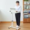 Adjustable Bedside Laptop Table With Wheels Foldable Mobile Computer Desk Small Table Study Desk Simple Lazy Wood Bed Side Table Sofa Side Table