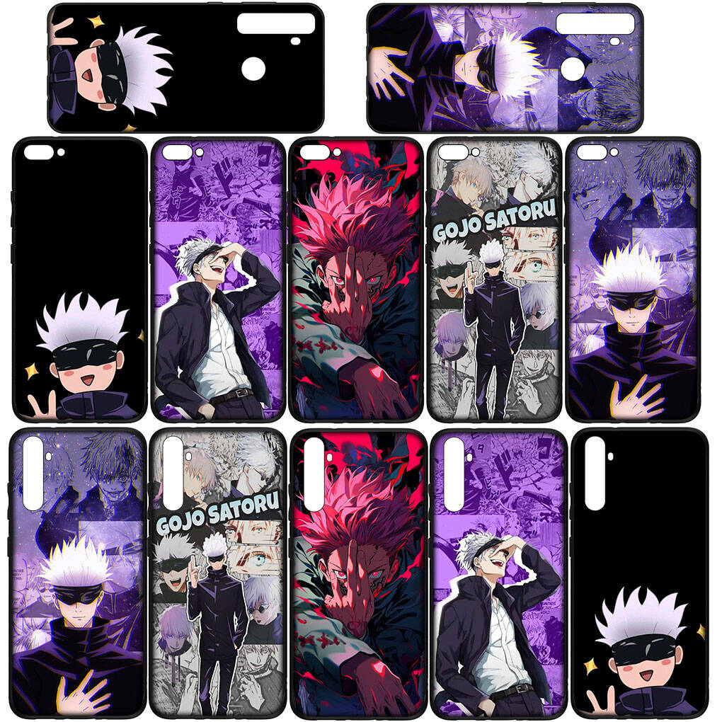Phone Case for Samsung Galaxy S25 S23 S22 S24 Ultra FE A05 A06 A15 A16 A36 A37 A35 A54 A55 A56 A57 A25 A26 A53 Poster Gojo Satoru Jujutsu Kaisen Cover