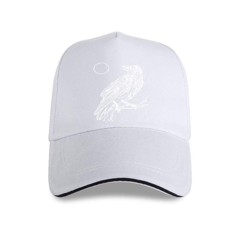 New Designing Vintage Gothic Crow Bird Baseball cap Natural Letters Novelty Adult Gents 2023