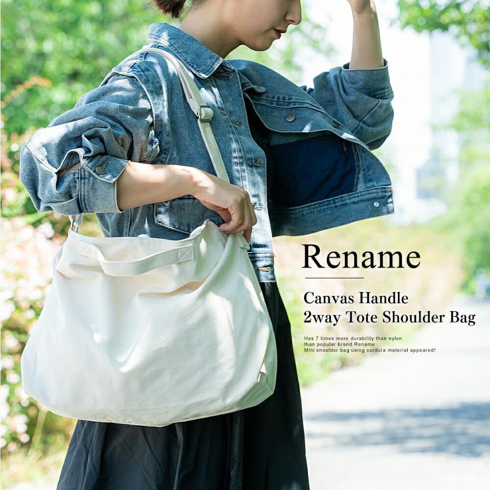 [Umbenennen] Canvas-Henkel 2-Wege-Tragetasche Umhängetasche RSH23033