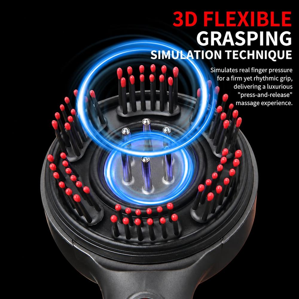 Electric Scalp Massage Comb for Hair Growth, Red Light Spray Hair Growth Comb with Essential Oil Applicator