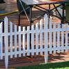 8pcs White Plastic Garden Fence Panels - for Lawns, Flower Beds Decor, Outdoor Yard Ornament, Lawn Border, Decorative Border, Decorative Fencing