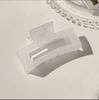 Korean Frosted Large Claw Clip - Elegant Shark Hair Accessory for Women's Updos