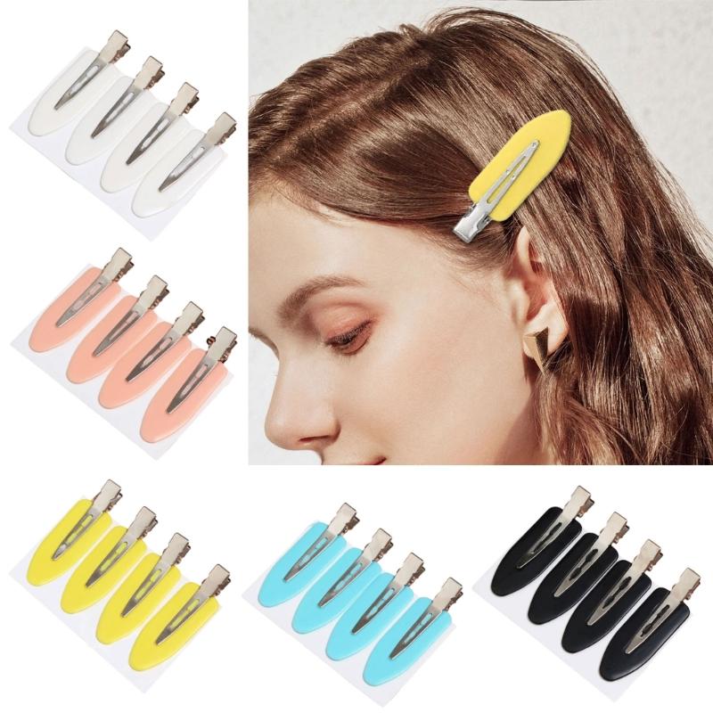 Seamlessly Acrylic Hair Clip Women Lovely Hair Barrettes Multiple Use for Various Hairstyles Portable Gift Accessory