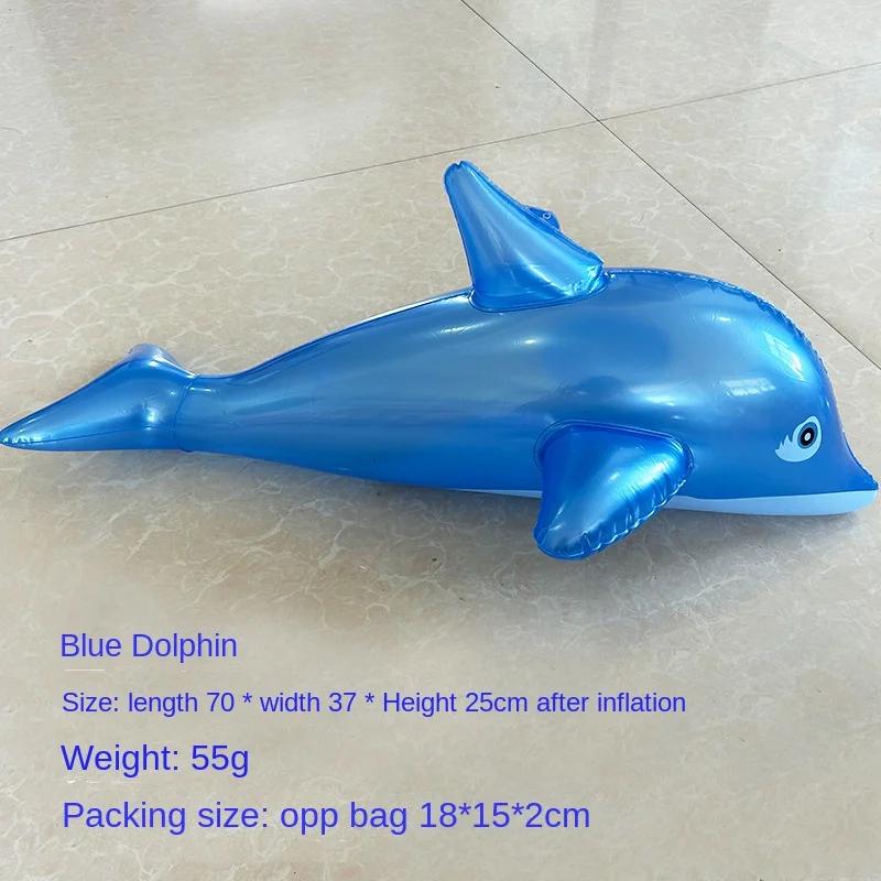 Inflatable Dolphin Shark Children's Pool Party Toy Colorful Dolphin Floating Water Beach Sports Children's Gift Inflatable Toy