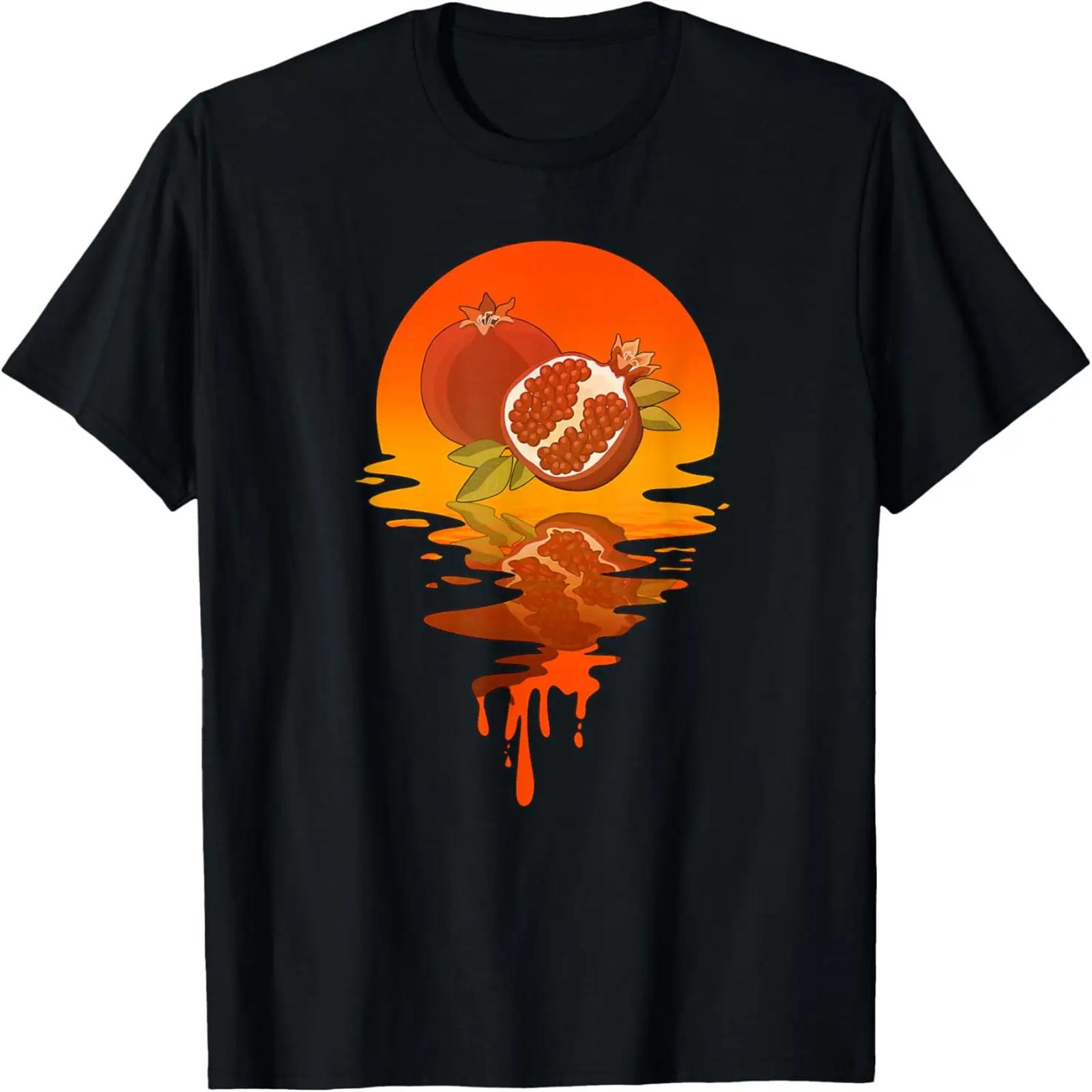 Vintage Retro Style Pomegranate T-Shirt XXXXXL разноцветный