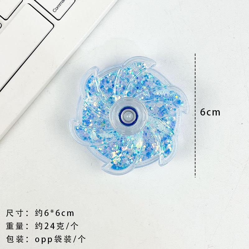

Creative Quicksand Petals Pastel Quicksand Top Spiral Fidgeting Spinner Plaything To Relieve Stress Fidgets Cool Kids Toys For Girls Present