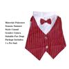 Pet Suit Bowtie Short Sleeve Cat Outfit Dog Wedding Suit Formal Shirt for Small Dogs