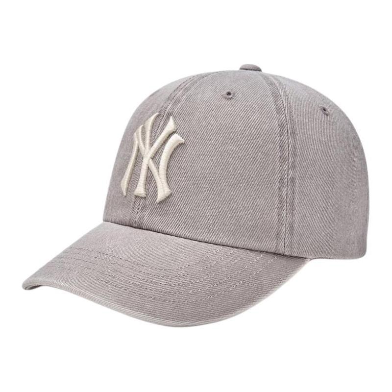 Хлопковые Бейсболки MLB Унисекс Серые Модные 3ACPVV55N-50GRS F
