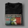 Men's T-Shirts Resist Frogs Portland Frog Stand Strong No Kings In America Since 1776 Cotton Tee Shirt Short Sleeve  T Shirts