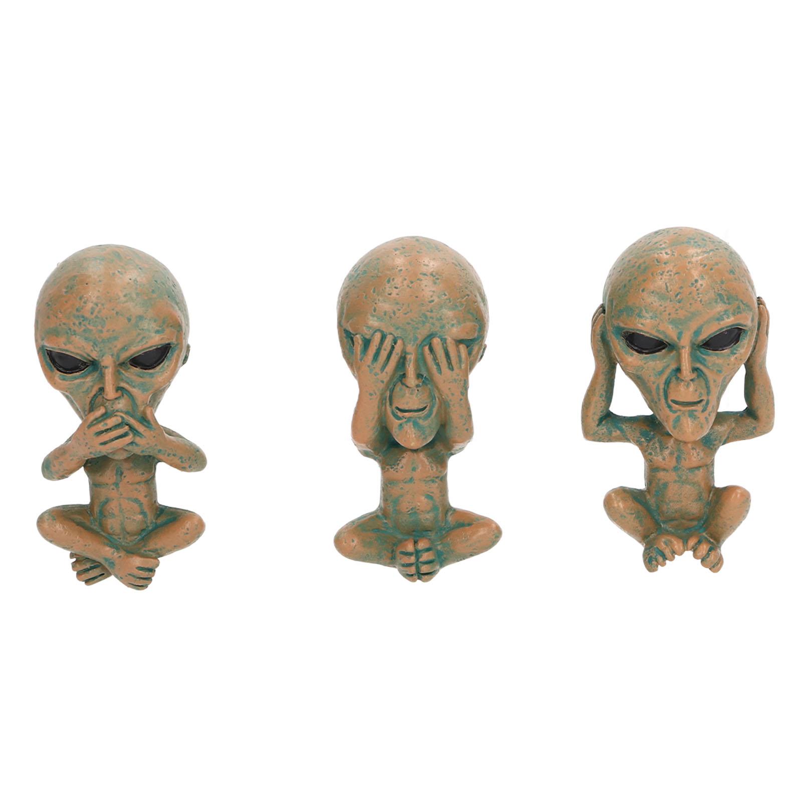 

3 шт. автомобильные зажимы для воздуховодов в форме инопланетянина съемные вращающиеся смоляные автомобильные освежители воздуха для