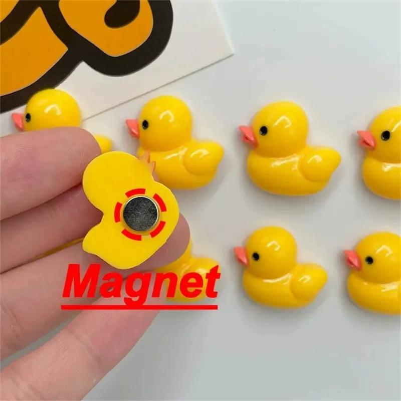6Pcs Cute Cartoon Ducks Fridge Magnet Po Wall Message Board Bulletin Board Decoration Magnetic Stickers Home Decor Magnet