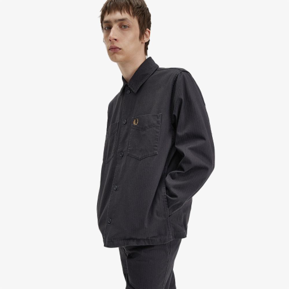 Fred Perry [sharp] Herringbone Overshirt  297  Afpm2417754 297