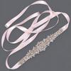 Elegantes Strassblumen-Braut-Taillenband für Hochzeitskleid oder Abendkleid