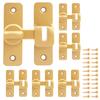 6Pcs 90 180 Degree Sliding Door Latches Increased Security Anti Theft Gate Lock for Bedroom Cabinet Window Hardware Accessories
