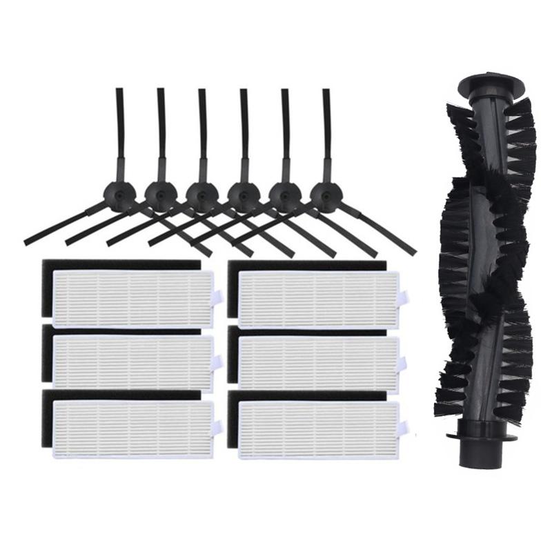 Seitenbürste HEPA-Filter Wischlappen Lappen für Osoji Dojosan 950 990 680 870 Ilife A6 A8 Staubsaugerteile Bürsten Reinigungsmopp