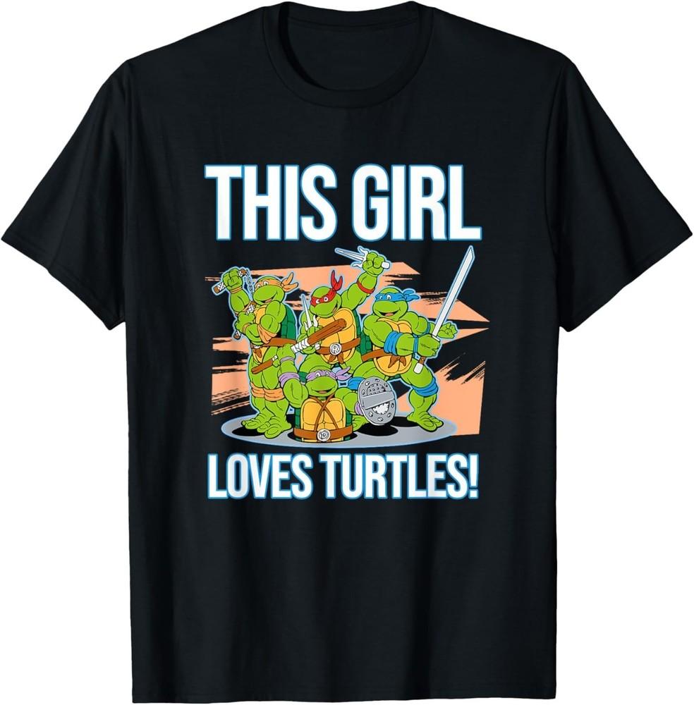 Mademark x Teenage Mutant Ninja Turtles - This Girl Loves Turtles T-Shirt Unisex T-Shirt XXXL